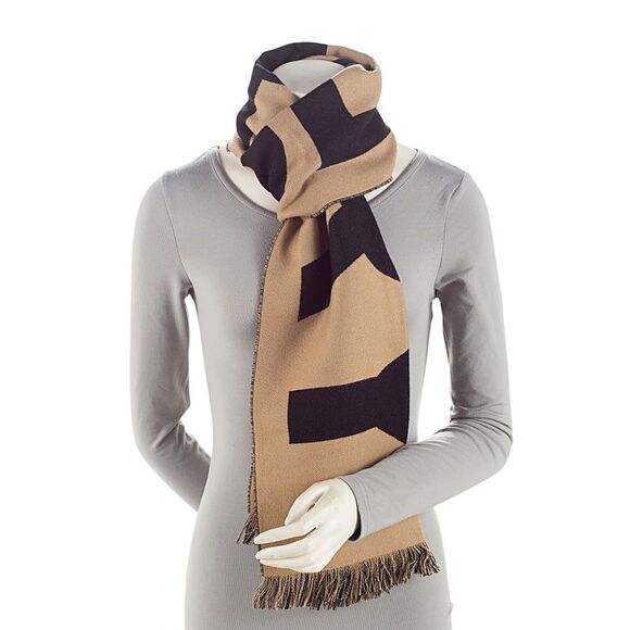 Burberry Wool Logo Scarf - Picture 3 of 4